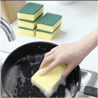 Miếng cọ rửa chén bát 2 màu tiện lợi