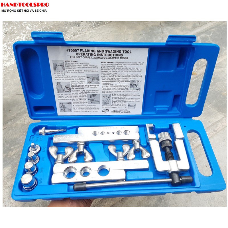 Bộ lã ống đồng tổng hợp mỹ UNIWELD 70007