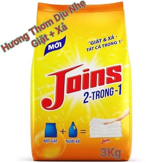 Bột Giặt Joins 2 Trong 1 Thơm Dịu Nhẹ 3KG