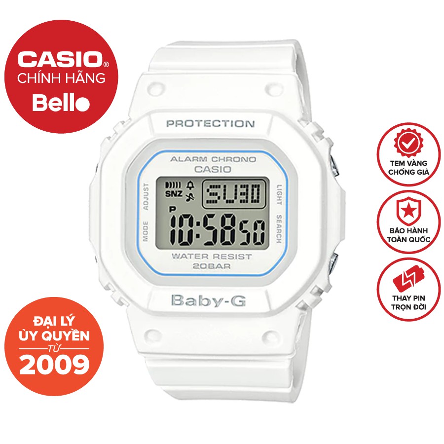 Đồng hồ dây nhựa Casio Baby-G Nữ BGD-560-7 chính hãng bảo hành 5 năm Pin trọn đời