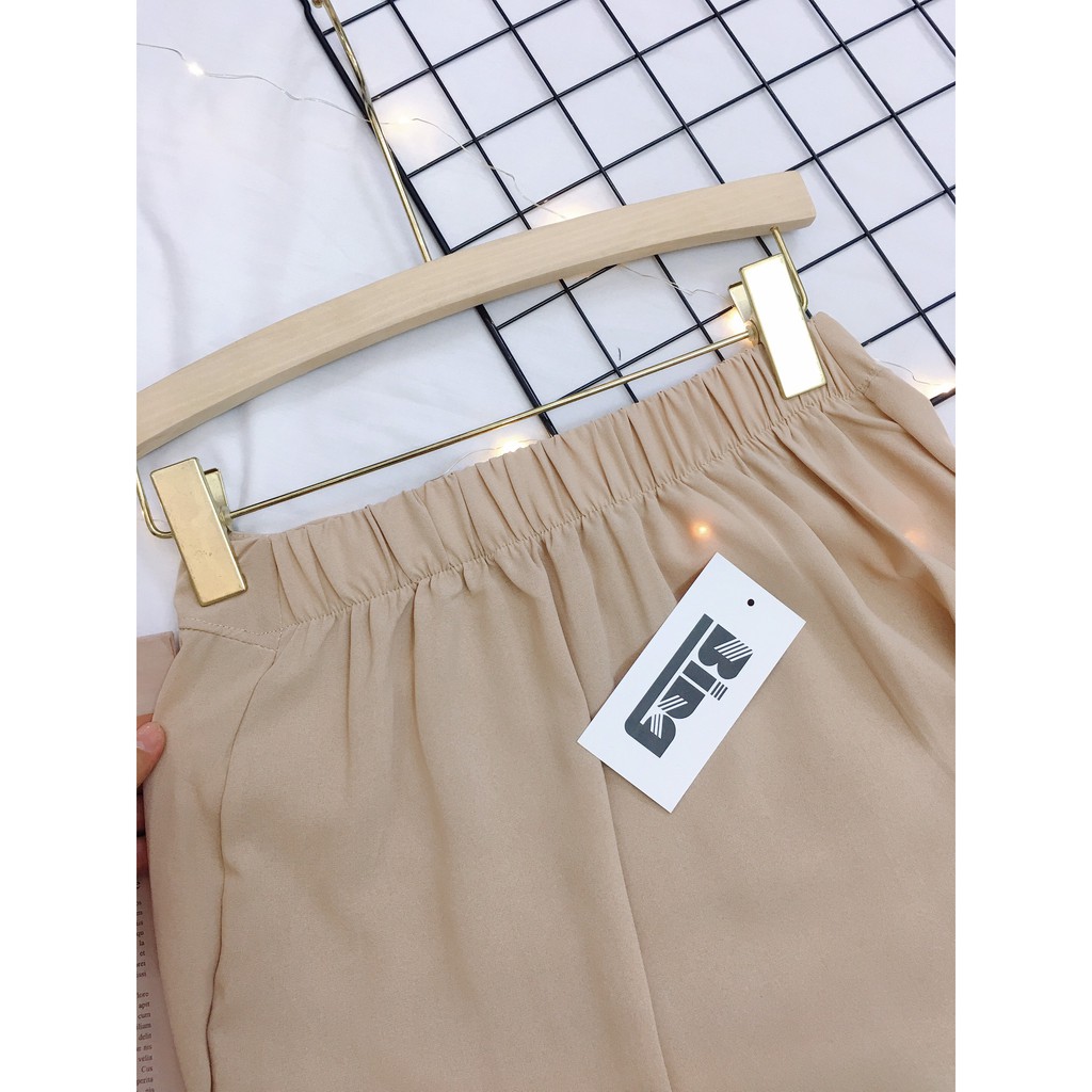 Chân váy midi Bingshop - chân váy xẻ cạp chun dáng dài freeship