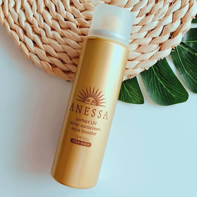Kem Chống Nắng dạng xịt Shiseido Anessa Perfect UV Spray Sunscreen Aqua Booster SPF 50+ PA++++ (60g) Nhật Bản