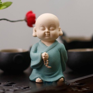 bộ 4 chú tiểu gốm sứ cao cấp