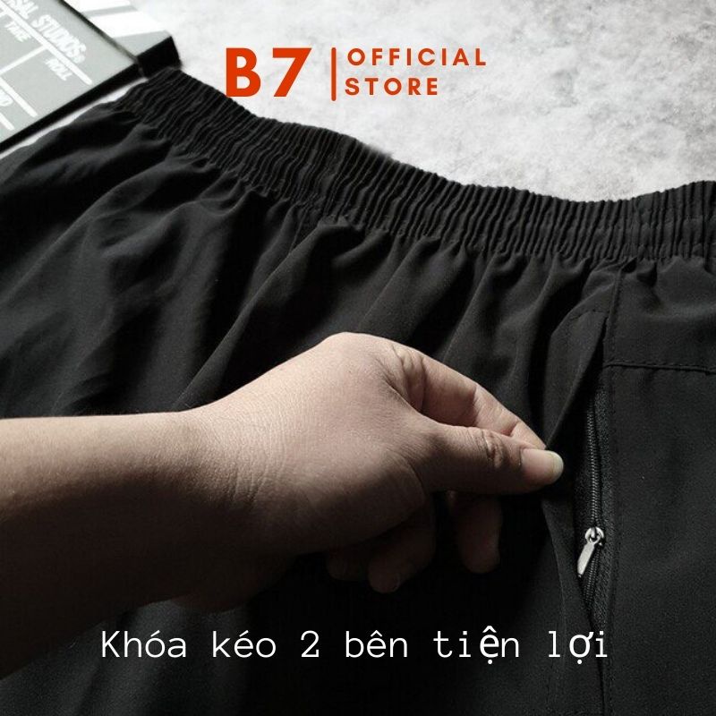 Quần Đùi Thể Thao Nam Vải Gió  Logo Cao Cấp Mặc Nhà Đi Chơi Tập Thể Thao Năng Động Thoải Mái