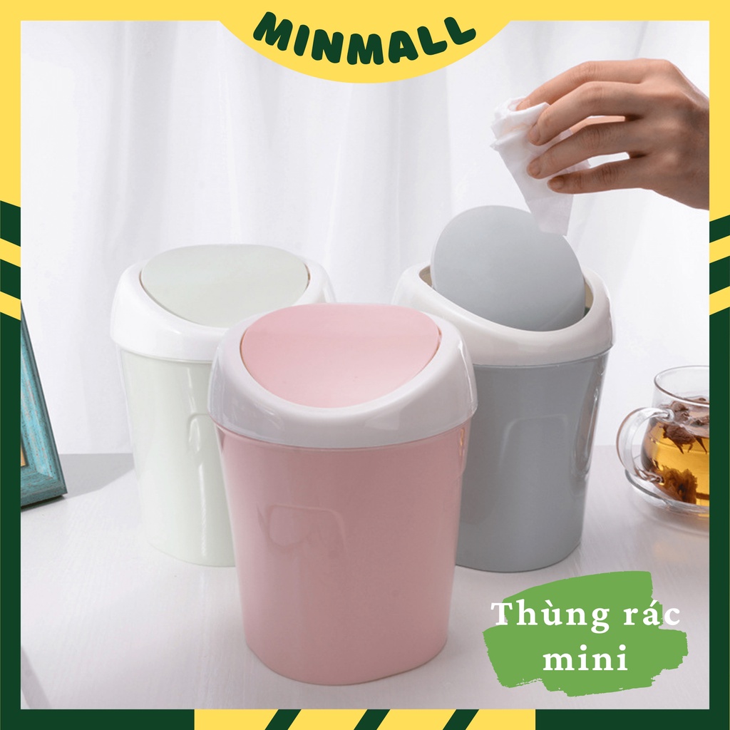 Thùng Rác Mini Để Bàn Văn Phòng #C318