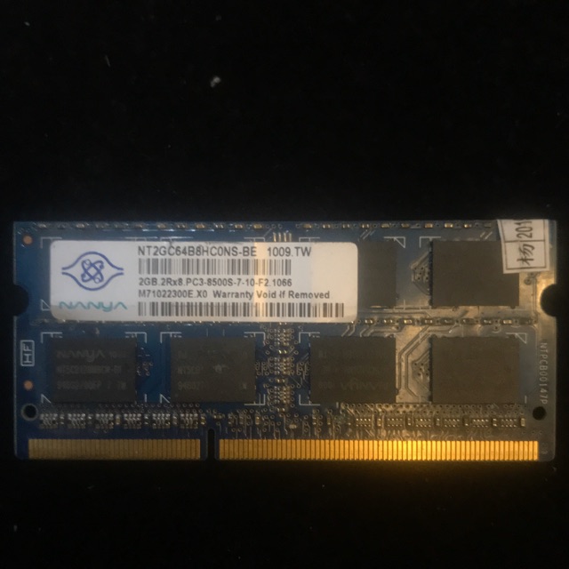 Ram 2GB bus 1333 Laptop