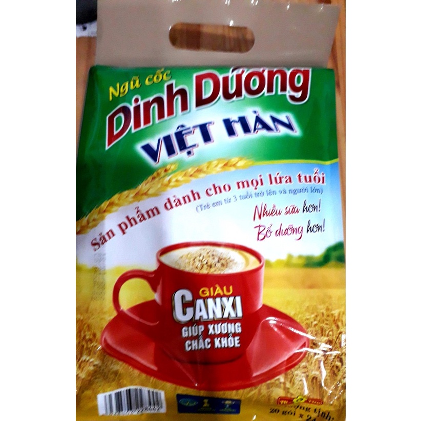 NGŨ CỐC DINH DƯỠNG VIỆT HÀN TRƯỜNG THỌ ( 20gói x24g)