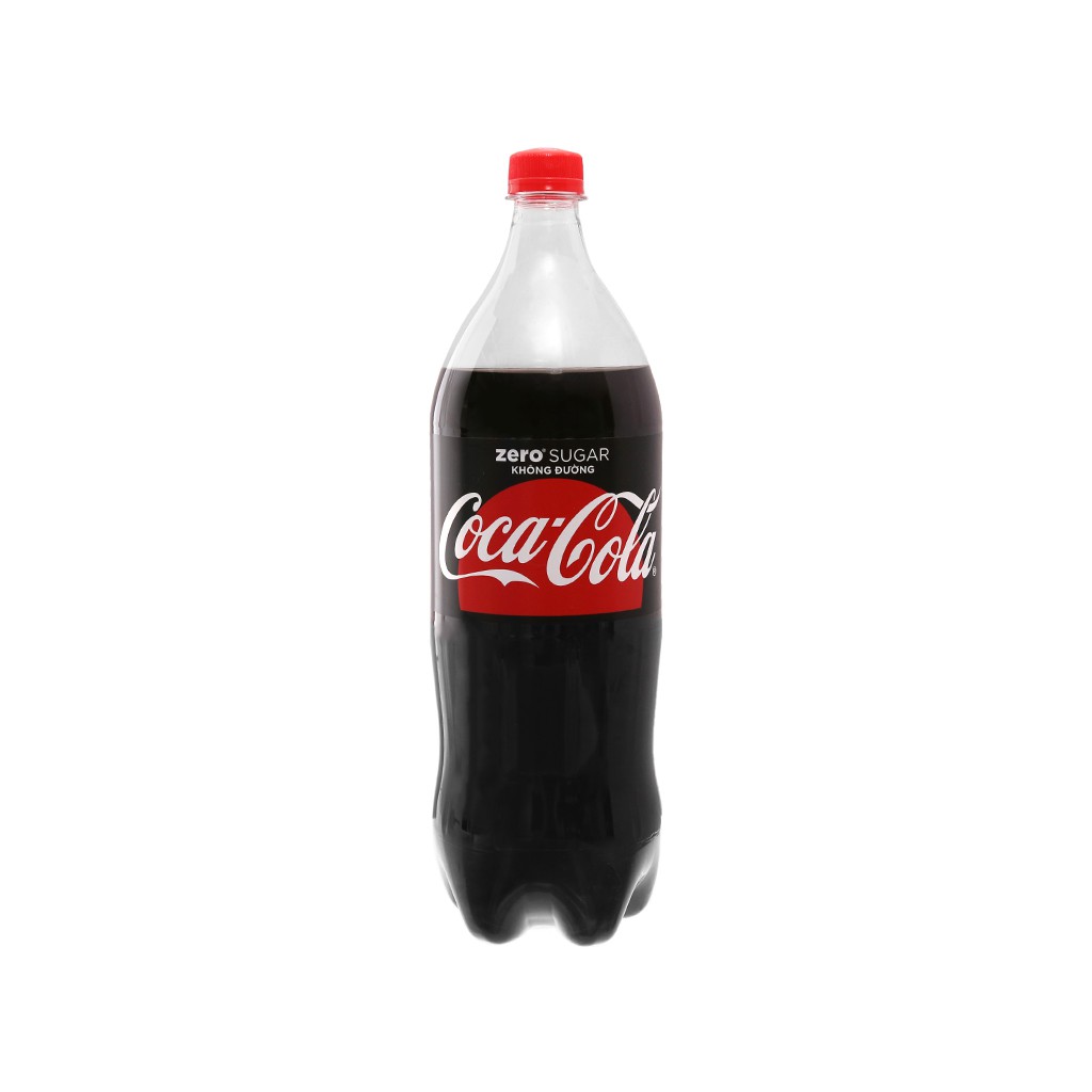 Thùng 6 chai nước ngọt có ga Coca Cola Zero 1.5L - Không đường - Không calories - Zero Sugar - Coke Zero