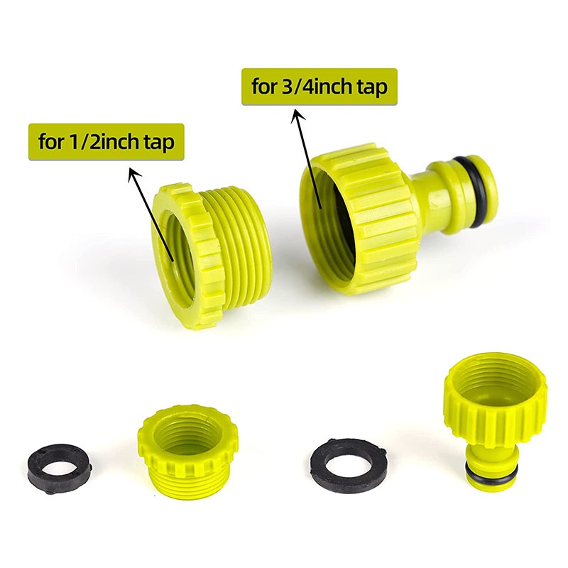 1 Đầu Nối Vòi Nước 2 Trong 1 CR1 / 2 Inch Và 3 / 4 Inch