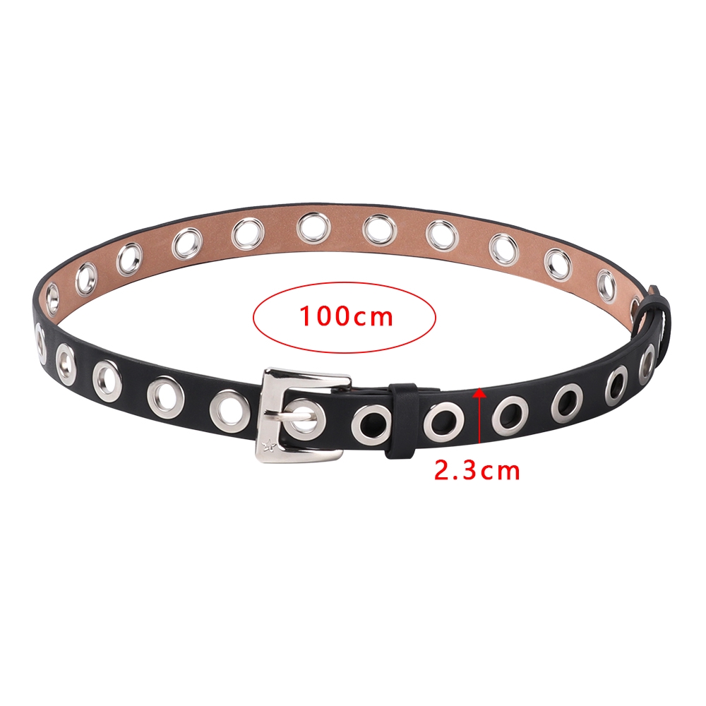 Thắt Lưng Kim Loại Phối Tua Rua Phong Cách Punk Rock