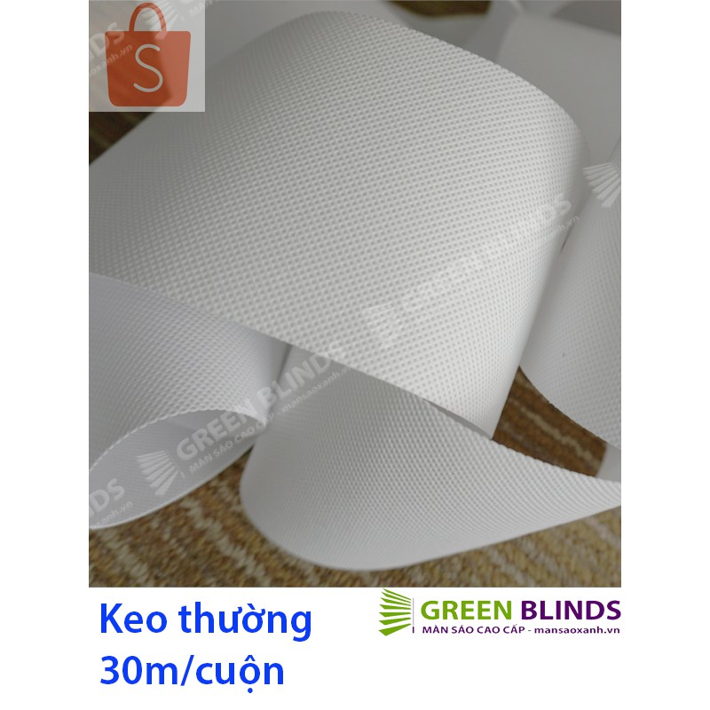 [PHỤ KIỆN RÈM] Keo mếch dày may rèm ore xỏ khoen keo cứng - bản 10cm 4000/m