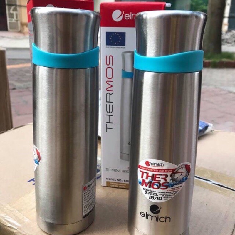 Bình giữ nhiệt Elmic 500ml ( inox 304) chuẩn hãng Bảo hành 12 tháng
