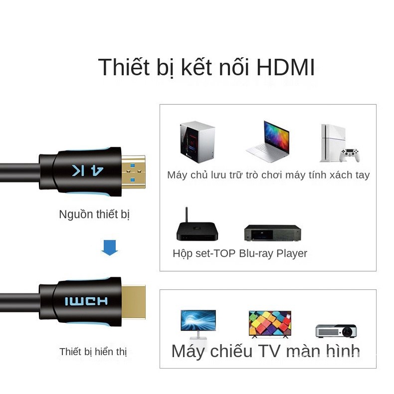 SGT dây Cáp HDMI 2.0 3D 4K 60HZ Cao Cấp tốc độ cao, loại tròn 0.5m, 1m, 1.5m, 3m, 10m, tivi, máy tính, chuẩn full HD | BigBuy360 - bigbuy360.vn