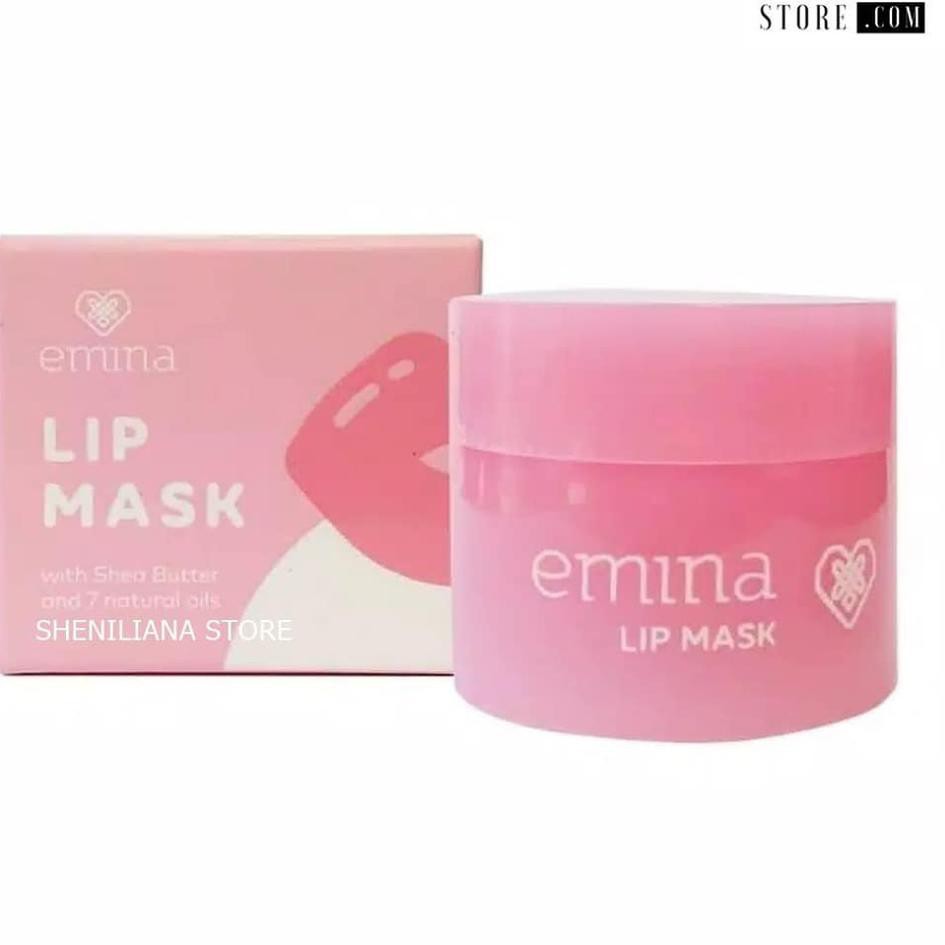 (Hàng Mới Về) Mặt Nạ Ngủ Cho Môi Emina 9 Gr Emina