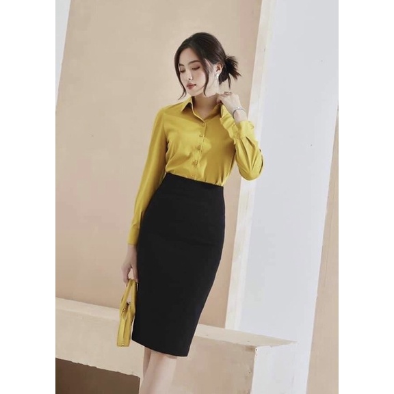 CHÂN VÁY CÔNG SỞ SẺ SAU