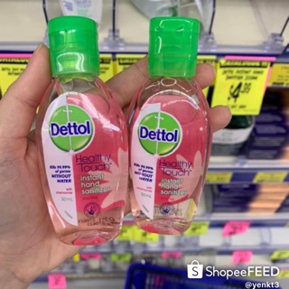 Gel rửa tay khô Dettol 50ml diệt khuẩn Nga