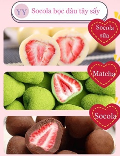Kẹo socola bọc dâu