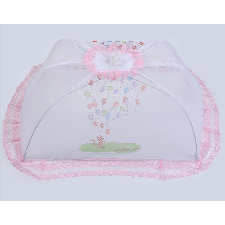 Mùng chụp gấp gọn cho bé  chống muỗi tự bung thông minh tiện lợi