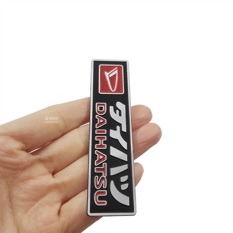 1 Miếng Dán Logo Kim Loại Trang Trí Cốp Sau Xe Hơi DAIHATSU