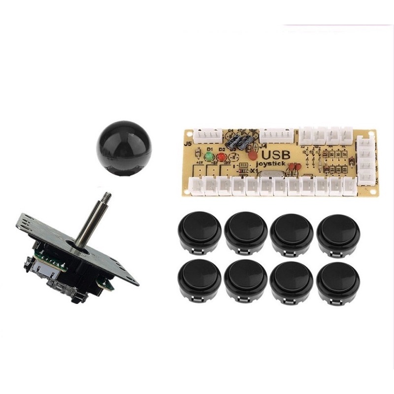 Bộ Nút Và Cần Gạt Cho JOYSTICK ARCADE