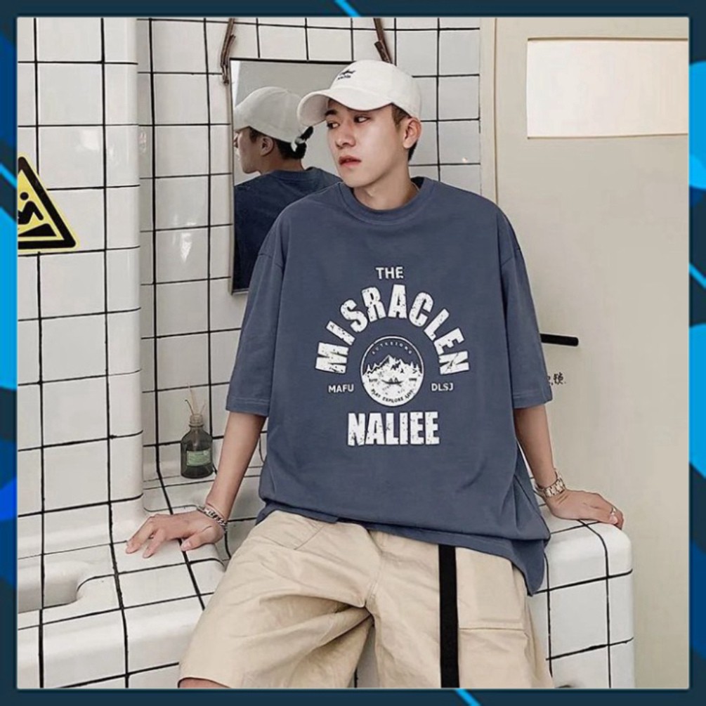 Áo Thun Tay Lỡ Misraclen Form Rộng Siêu Hot🍁 Unisex nam nữ đều mặc được