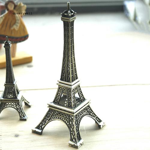 Mô hình tháp Eiffel cao 15cm bằng kim loại dùng để trang trí