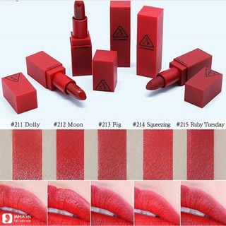Set son sáp 3CE  5 cây mini