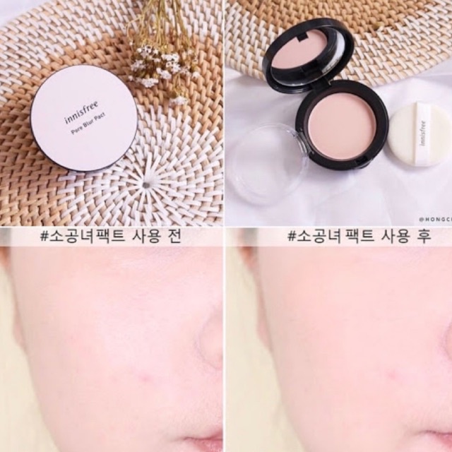 Phấn Phủ Dạng Nén Innisfree Pore Blur Pact