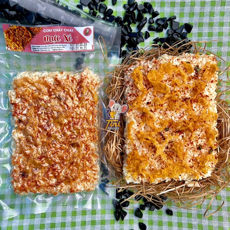 12 VỊ CƠM CHÁY GẠO TẺ MẮM HÀNH CHAY 200G - Giảm Cân Ăn Kiêng Eatclean - Chà Bông Rong Biển Khô Gà Bò Nai Mực