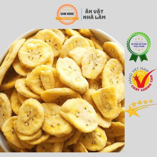 Chuối Sấy Khô Tự Nhiên  Không Đường, Chuối Sấy Giòn Nhà Làm Hũ 300g - Đồ Ăn Vặt Nhà Làm