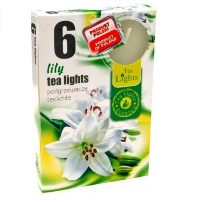Hộp 6 nến thơm Tea lights Admit ADM6824 Lily (Hương hoa ly)
