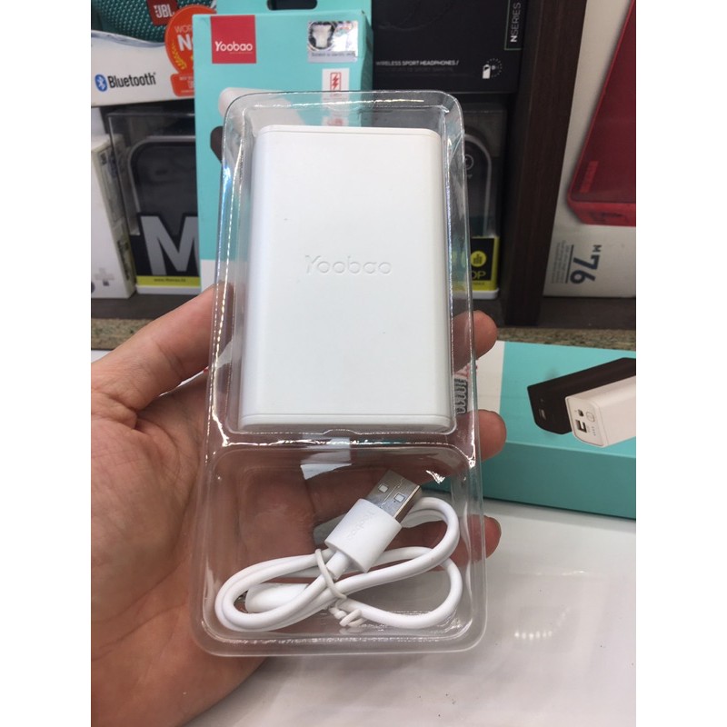 Pin Sạc dự phòng Yoobao 10000mAh Fast Charge 12W 2.4A - Hàng Chính Hãng Bảo hành 12 tháng