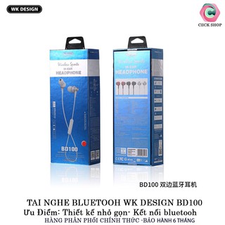 Tai nghe Buletooth WK BD100