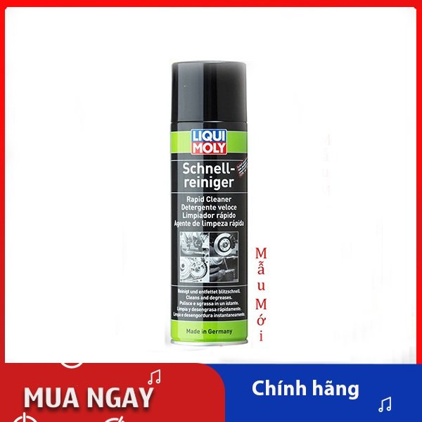 Set 2 chai . Vệ sinh thắng đĩa Liqui Moly Rapid Cleaner 500ml 3318