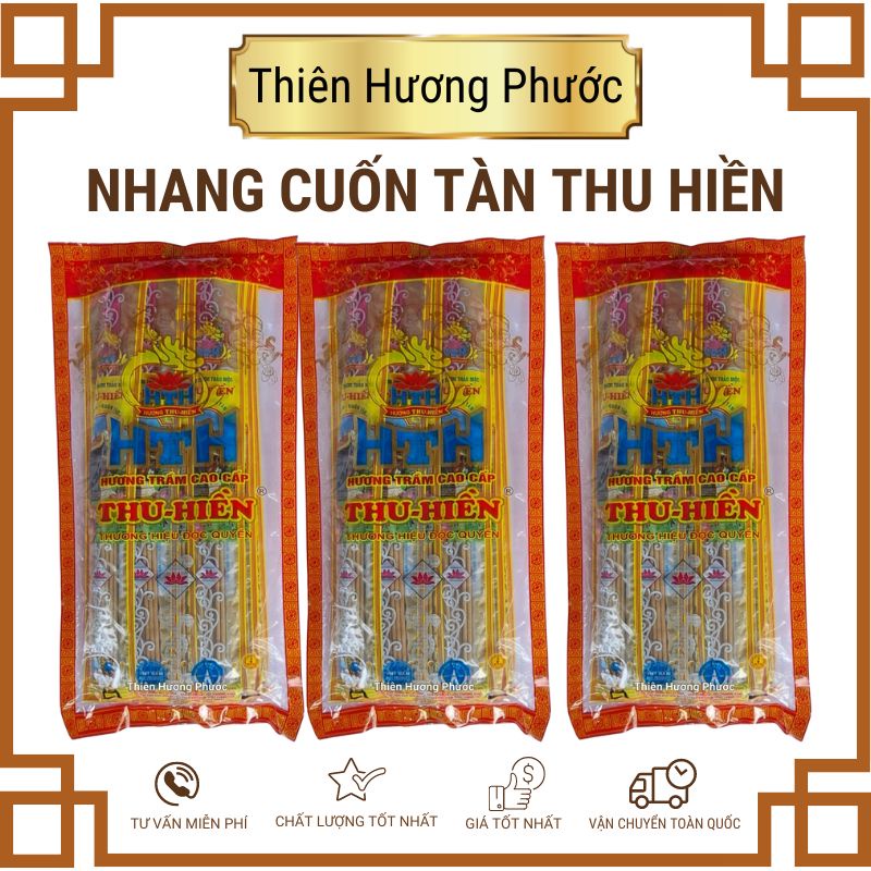 Nhang cuốn tàn Lộc Thuận bó 10the