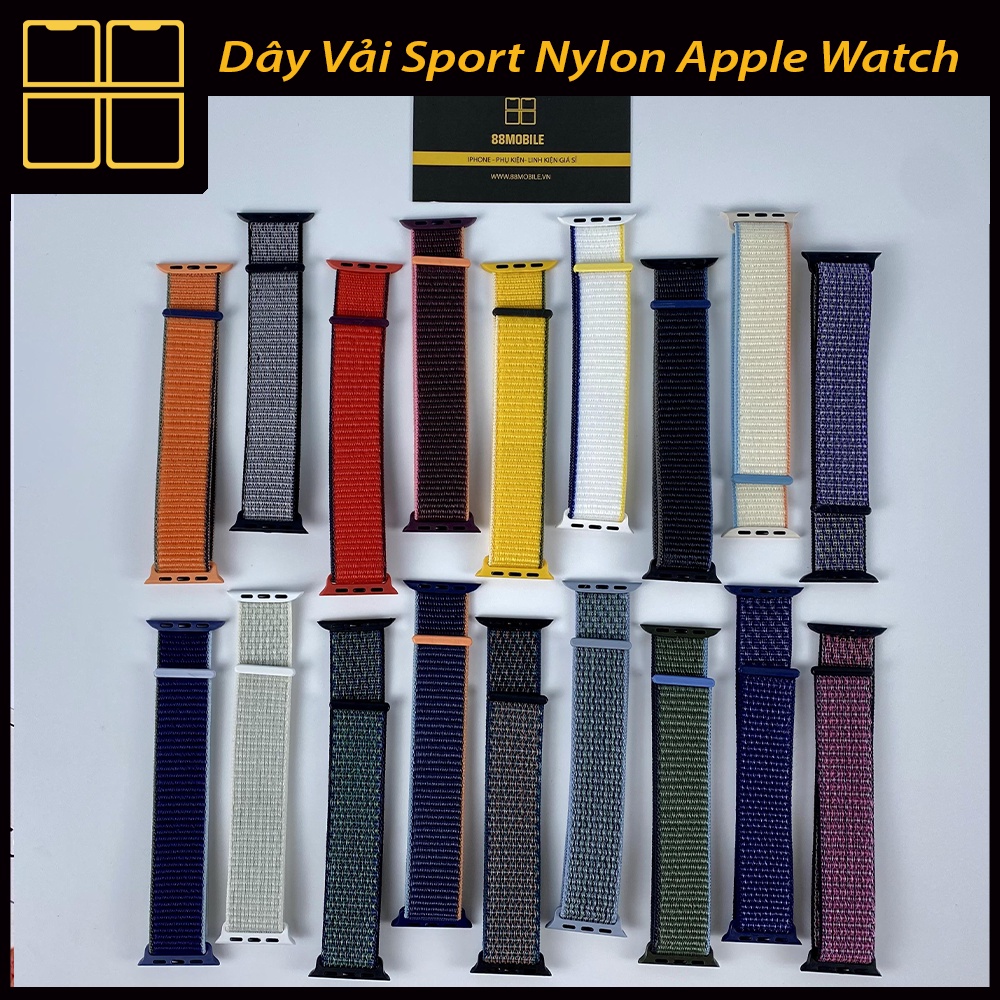 Dây Vải Apple Watch Sport Loop Cao Cấp Đủ Size 38mm/40mm/42mm/44mm 88Mobile