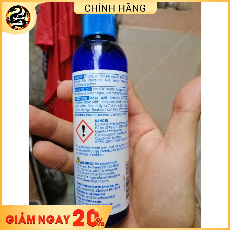 Thảo Dược Chăm Sóc Cá Cảnh Pimafix 118ml