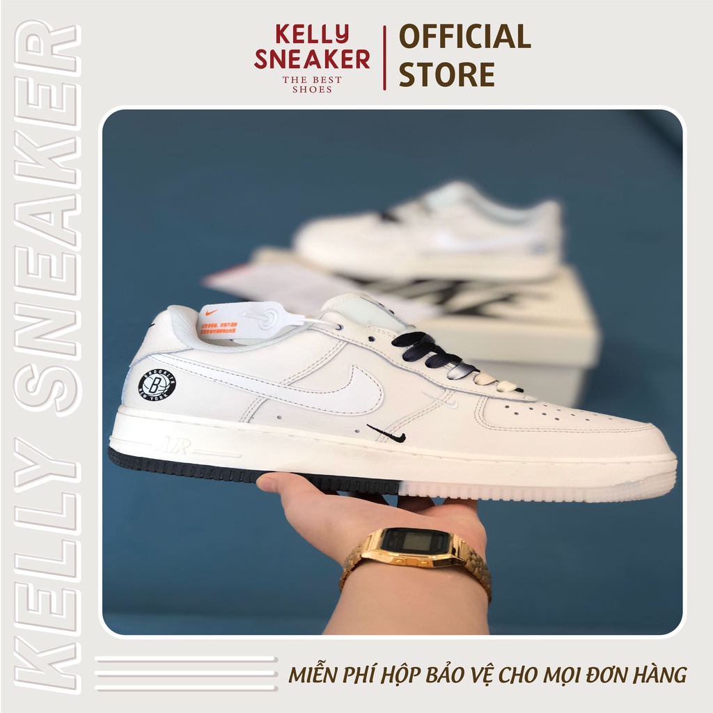 Giày Thể Thao Sneaker A F 1 Be Sữa - Bản Cao Cấp