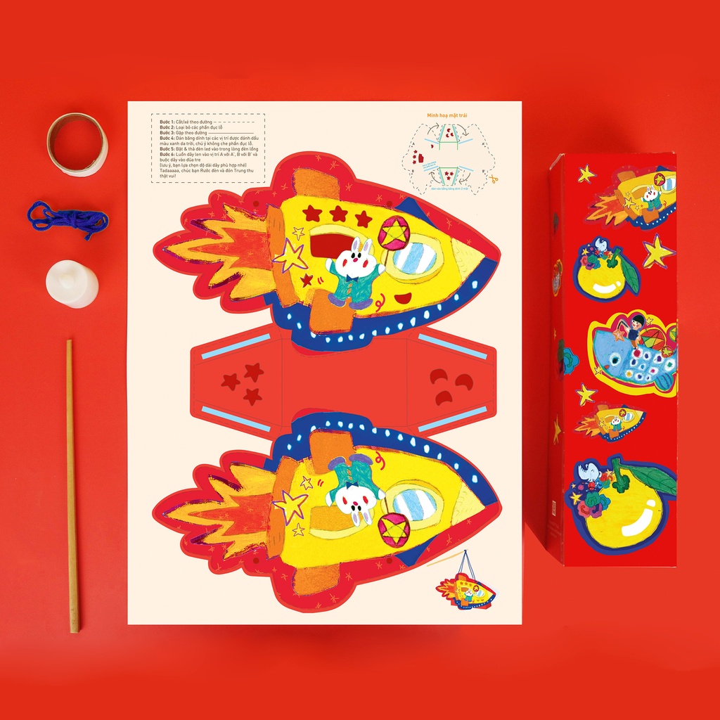 [Made by Tòhe] Đèn lồng trung thu cho bé 2022
