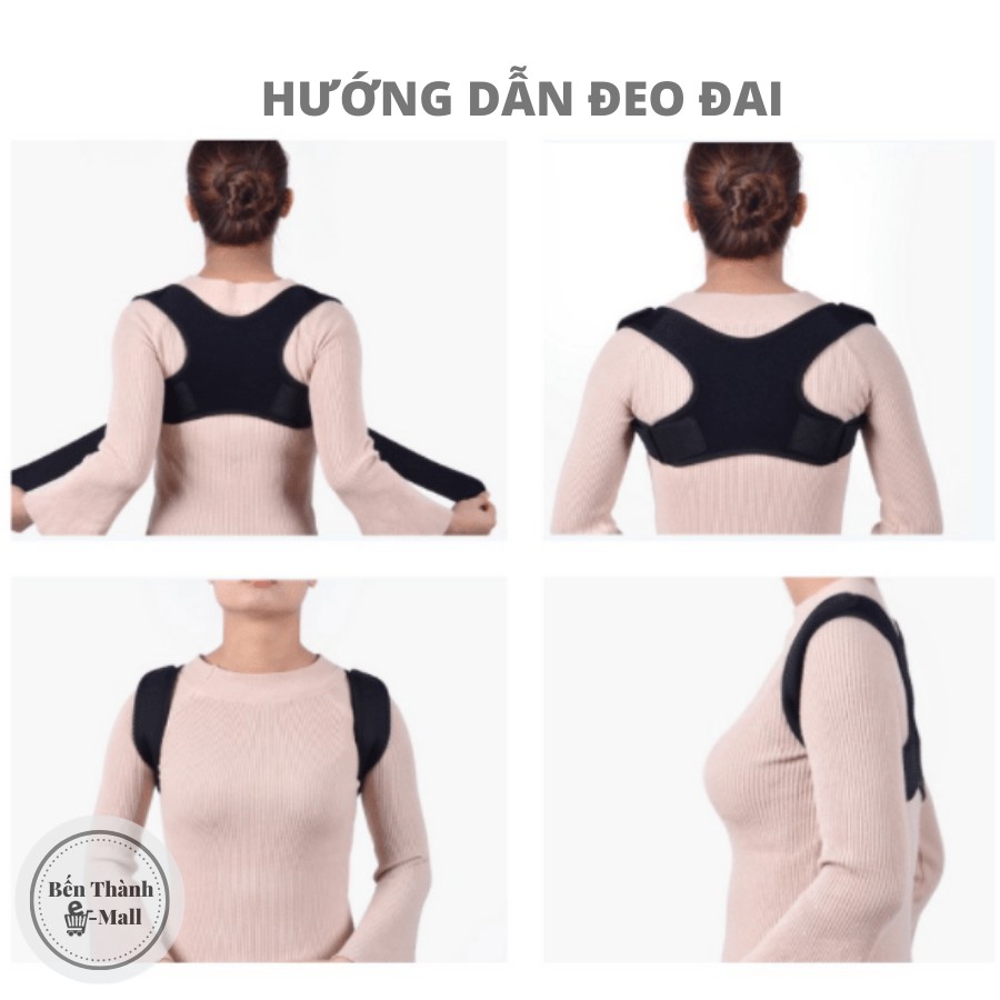 ✈️[Freeship] Đai chống gù lưng Posture Supporter (PS) [Tặng kèm 02 tấm trợ lực]