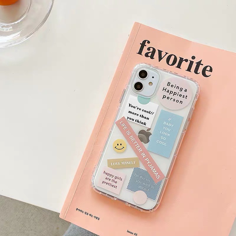 Ốp lưng iphone trong suốt chống ố Happy day đẹp ip/6/6plus/6s/6splus/7/7plus/8/8plus/x/xr/xs/11/12/pro/max/plus/promax | BigBuy360 - bigbuy360.vn