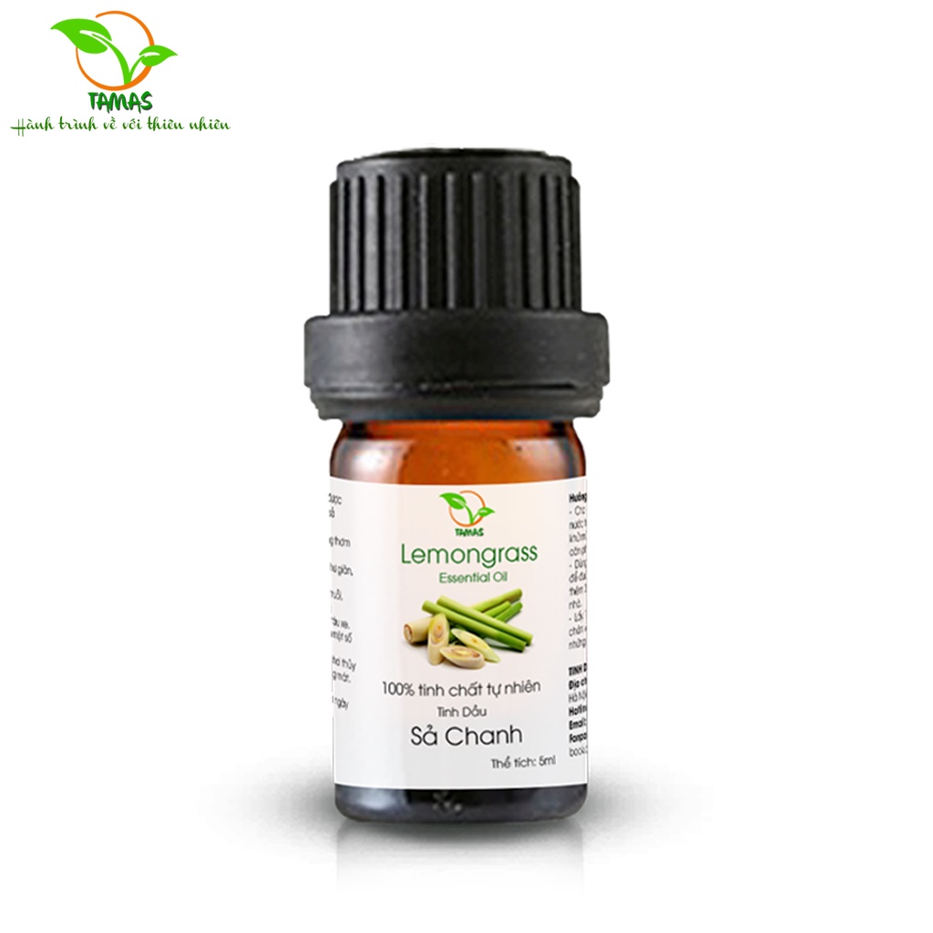 Tinh Dầu Sả Chanh Nguyên Chất TAMAS Chai 5ml