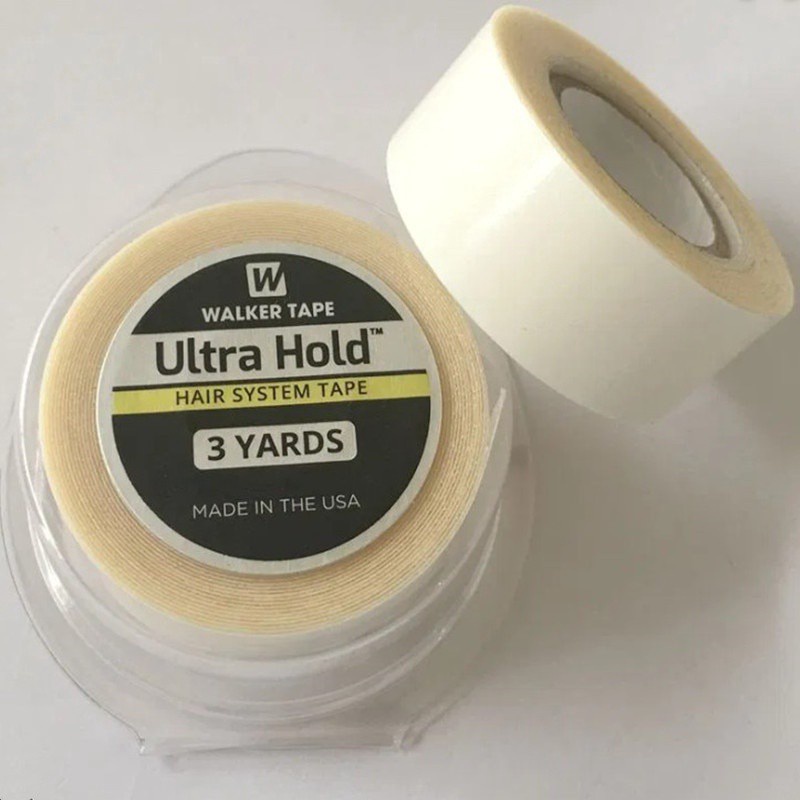 2.54cm * 3Yards Trắng Siêu Giữ Băng Hai Mặt Hệ Thống Tóc Dính Băng Cho Ren Tóc GiảHair Băng Nối Dài 