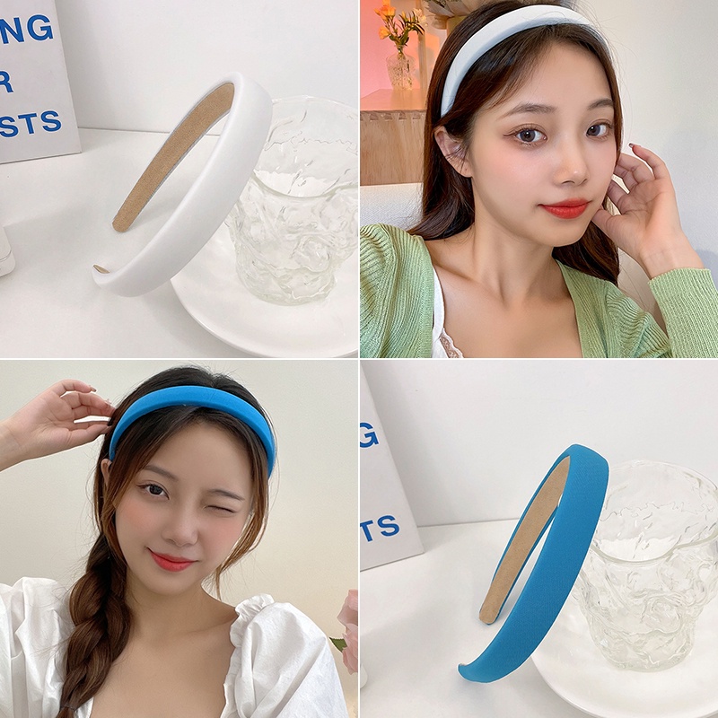 Cài tóc xốp đơn giản thời trang nhiều màu tùy chọn cho nữ