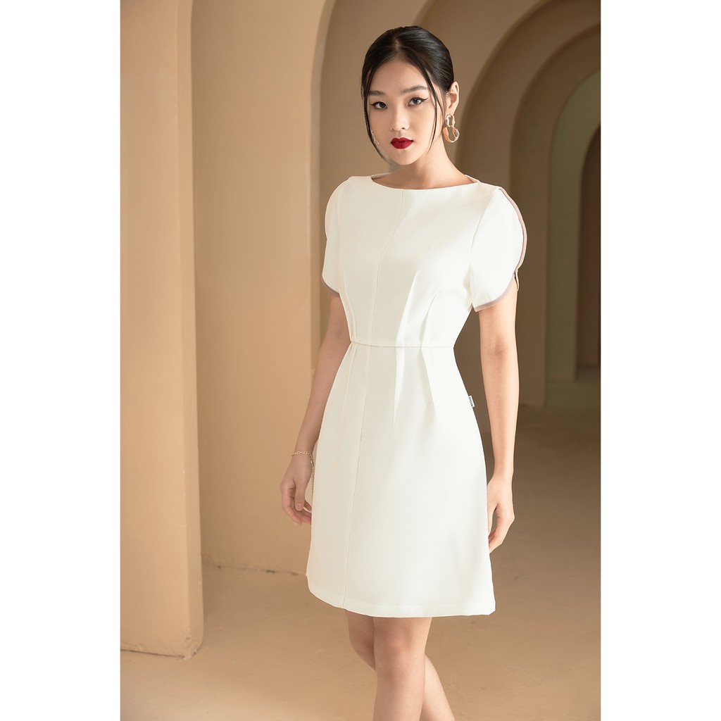 Đầm xòe ngắn tay chần chỉ 20Again DEA0096 | BigBuy360 - bigbuy360.vn