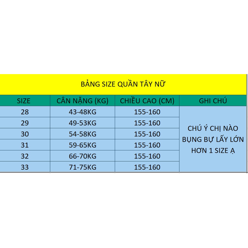 Quần Tây nữ Baggy