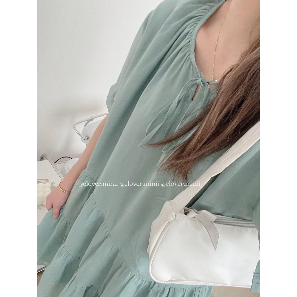 Váy Voan Tơ Hàn Tầng, Váy Voan Tơ, Váy Tơ Hàn - V638