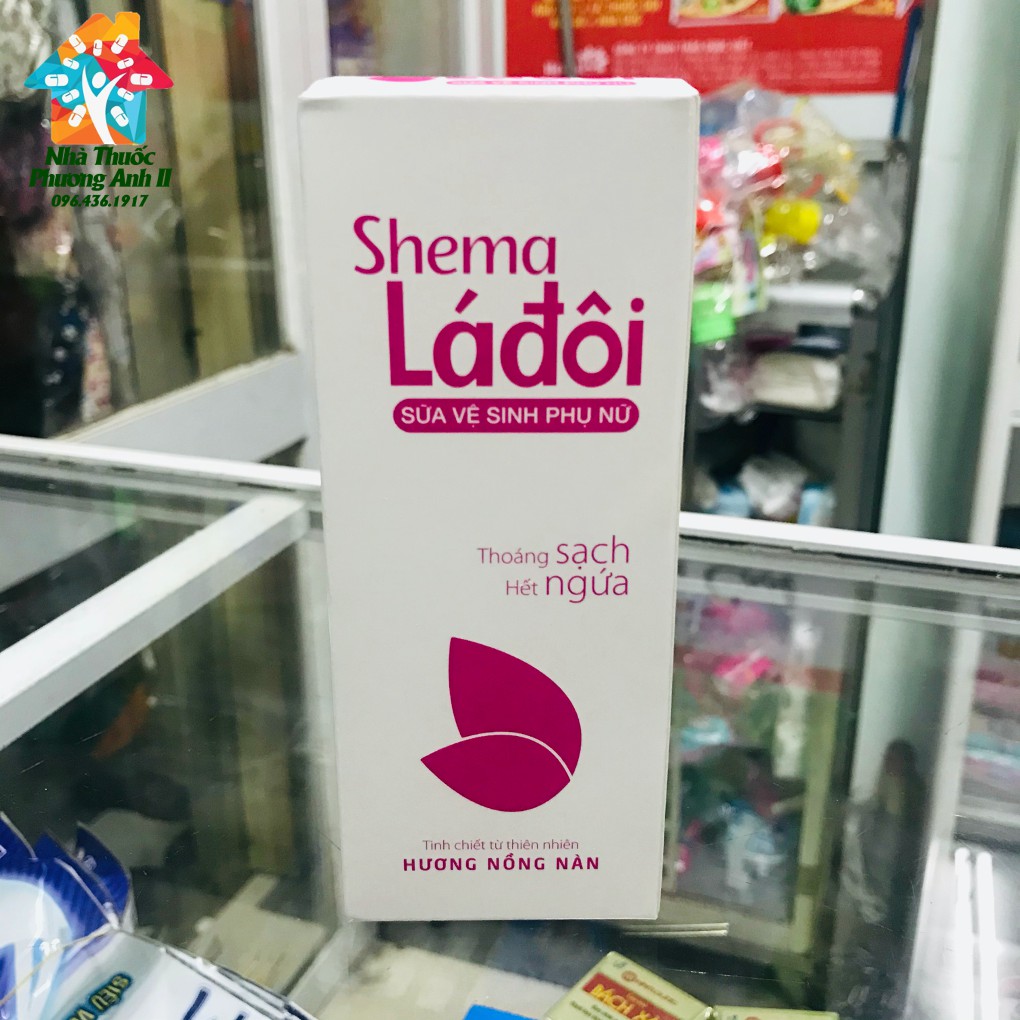 Dung dịch vệ sinh phụ nữ Shema Lá Đôi