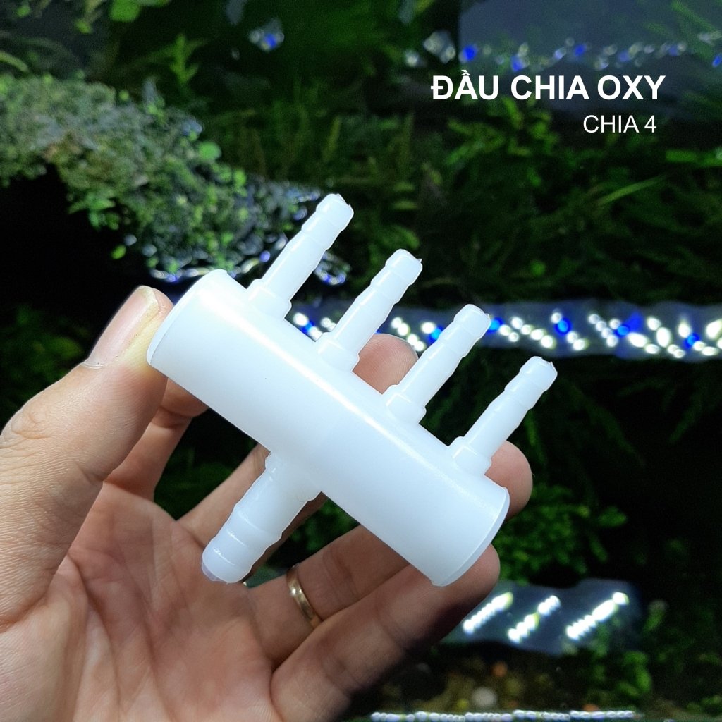 Van Chia Oxy - Đầu Chia 4 | 6 | 8 | 10 | 16 | 20 - Chia Ống Oxy Bể Cá Cảnh Thuỷ Sinh