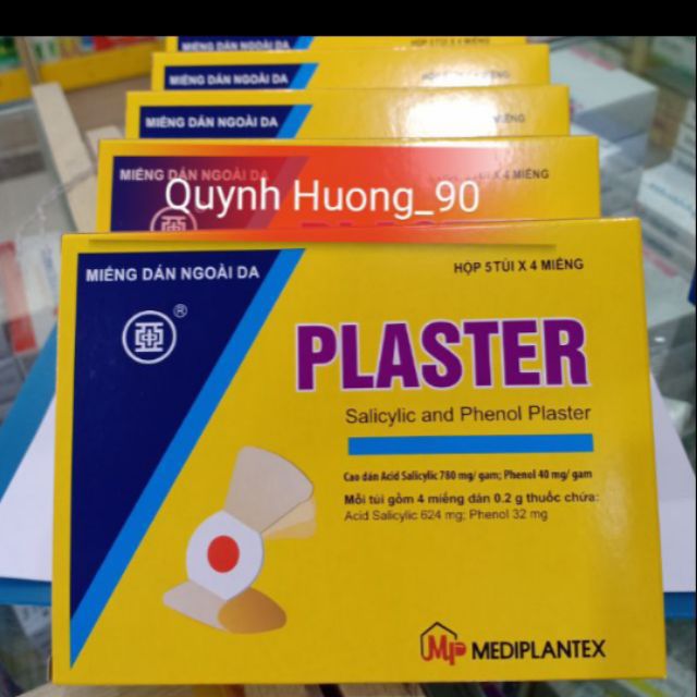 Miếng dán PLASTER hợp 20 miếng.